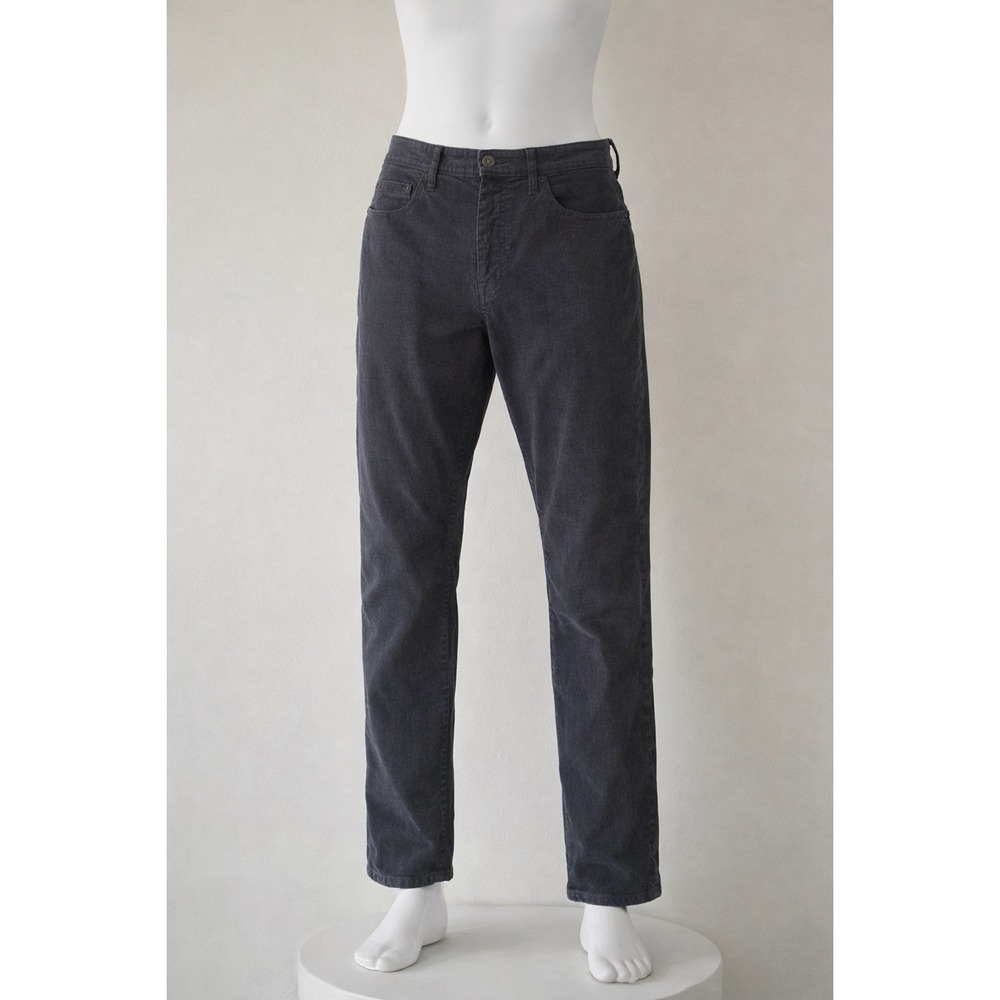 Goodfellow & Co Men's Gray Slim Fit Corduroy 5-Pocket Pants 32/32 trouser casual
